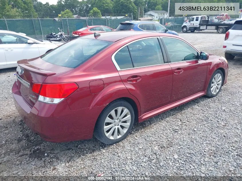 2011 Subaru Legacy 3.6R Limited VIN: 4S3BMEL63B2211341 Lot: 39952193