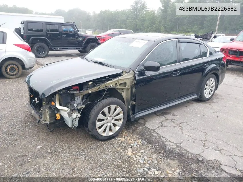 4S3BMDL69B2226582 2011 Subaru Legacy 3.6R Limited