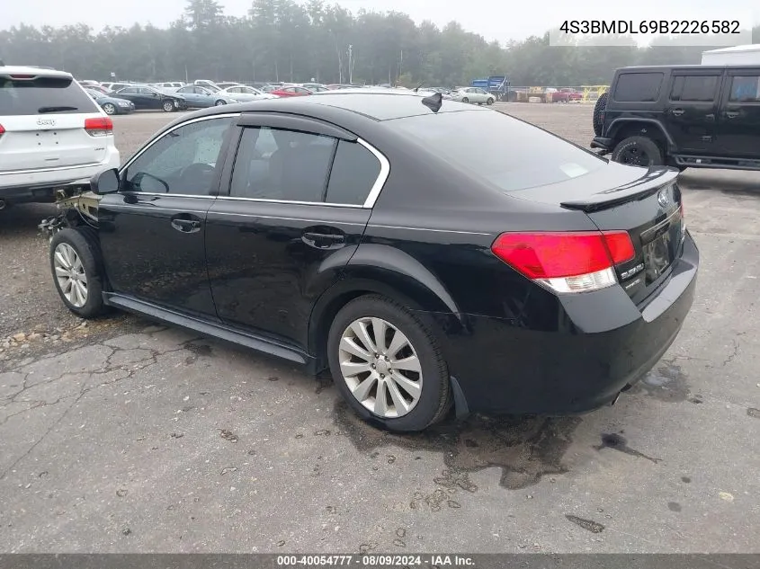 4S3BMDL69B2226582 2011 Subaru Legacy 3.6R Limited