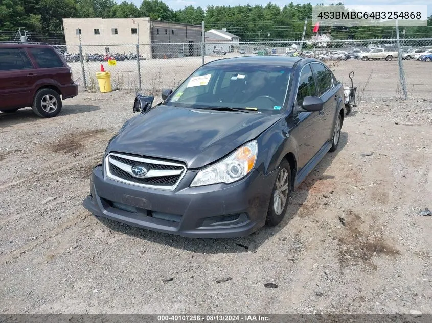 4S3BMBC64B3254868 2011 Subaru Legacy 2.5I Premium