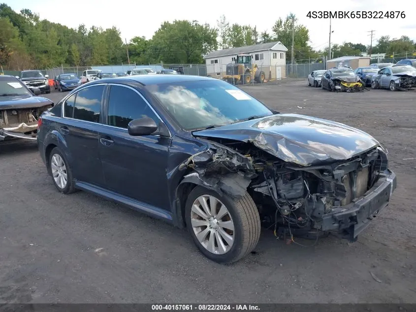 4S3BMBK65B3224876 2011 Subaru Legacy 2.5I Limited