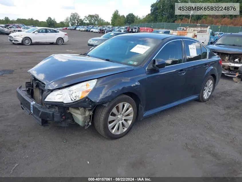 4S3BMBK65B3224876 2011 Subaru Legacy 2.5I Limited