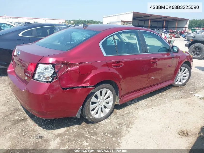 2011 Subaru Legacy 2.5I Limited VIN: 4S3BMCK68B3225090 Lot: 40205094