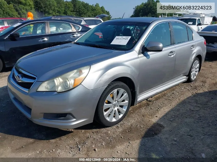 2011 Subaru Legacy 2.5I Limited VIN: 4S3BMCK60B3224323 Lot: 40212949