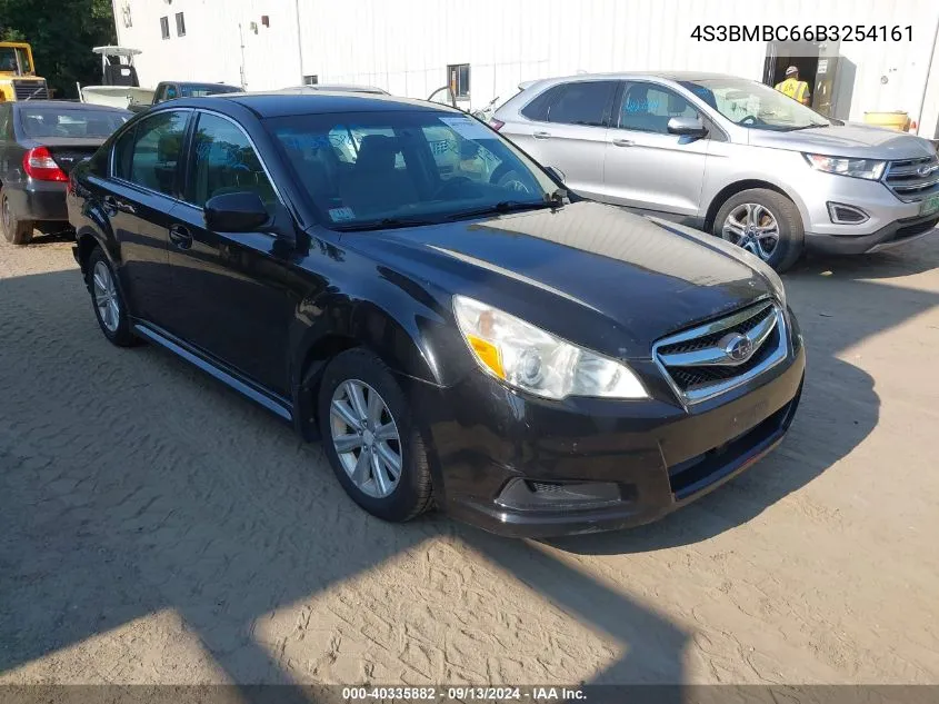 2011 Subaru Legacy 2.5I Premium VIN: 4S3BMBC66B3254161 Lot: 40335882