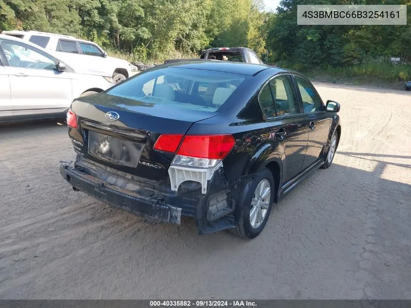 4S3BMBC66B3254161 2011 Subaru Legacy 2.5I Premium