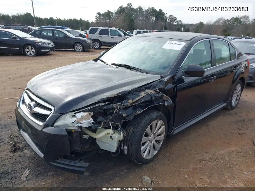 4S3BMBJ64B3233683 2011 Subaru Legacy 2.5I Limited