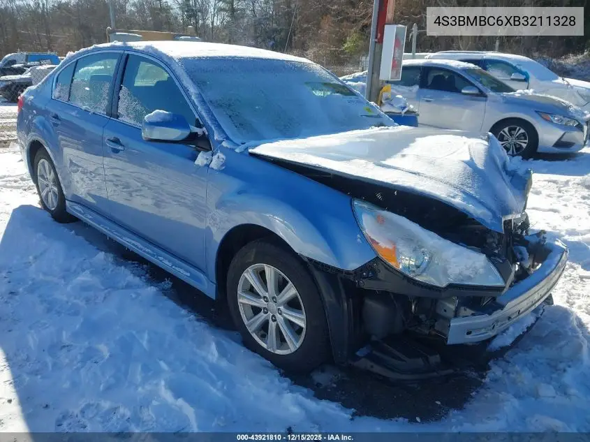 4S3BMBC6XB3211328 2011 Subaru Legacy 2.5I Premium