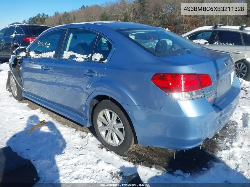 4S3BMBC6XB3211328 2011 Subaru Legacy 2.5I Premium