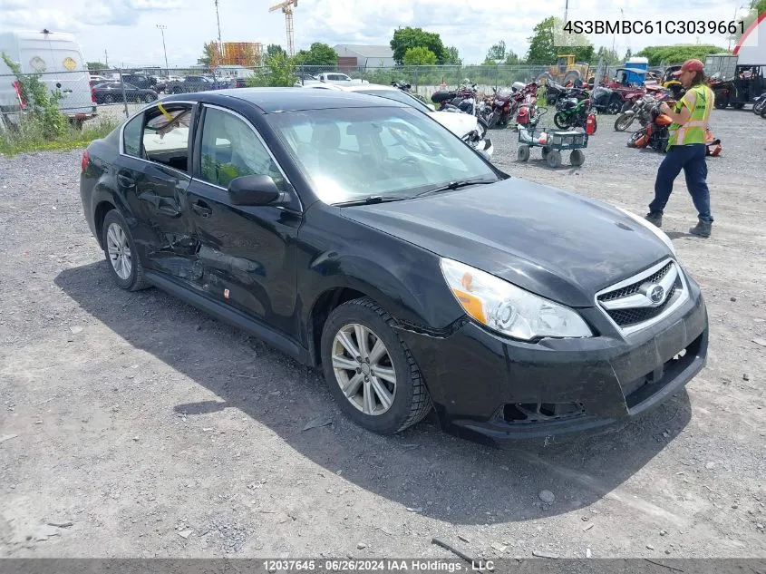 4S3BMBC61C3039661 2012 Subaru Legacy 2.5I Premium