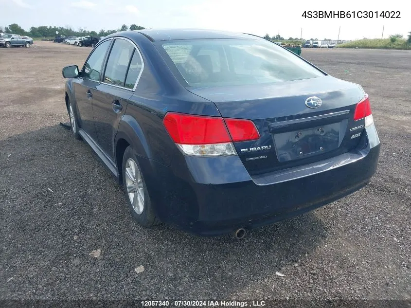 4S3BMHB61C3014022 2012 Subaru Legacy