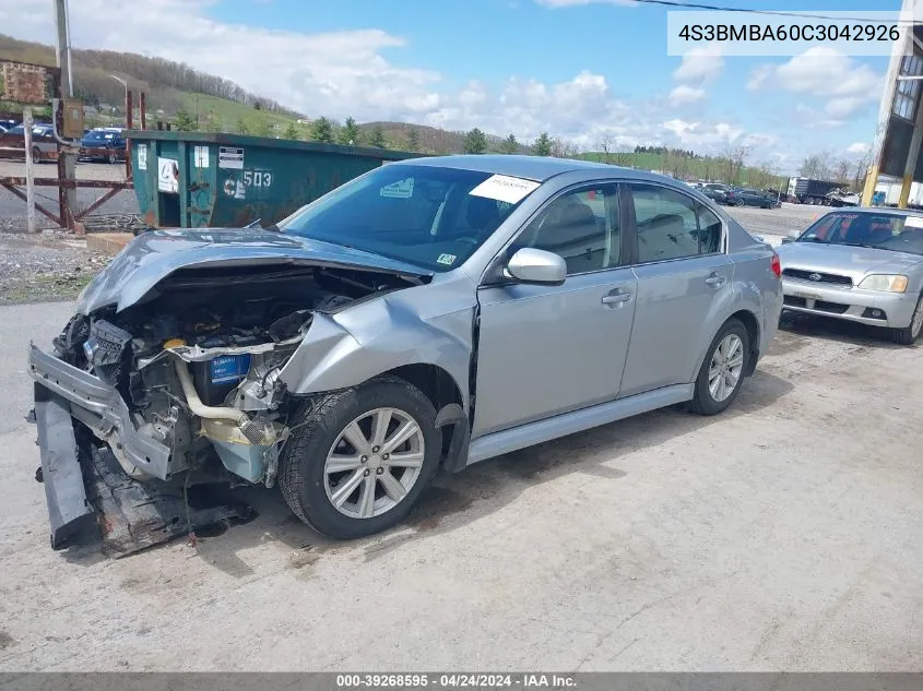 4S3BMBA60C3042926 2012 Subaru Legacy 2.5I