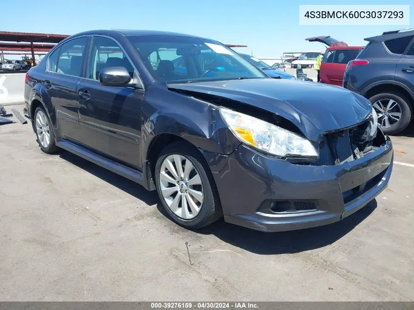 2012 Subaru Legacy 2.5I Limited VIN: 4S3BMCK60C3037293 Lot: 39276159