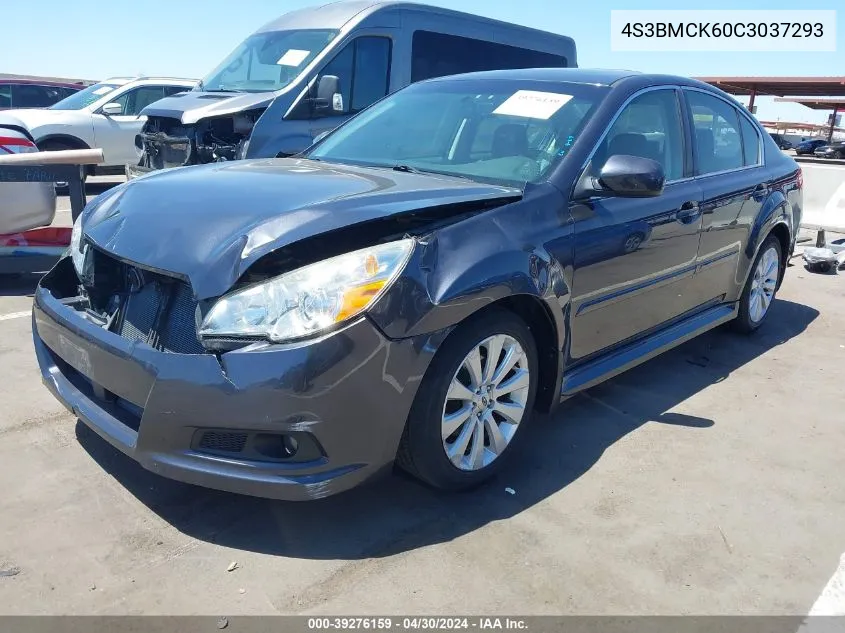 2012 Subaru Legacy 2.5I Limited VIN: 4S3BMCK60C3037293 Lot: 39276159