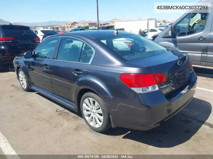 2012 Subaru Legacy 2.5I Limited VIN: 4S3BMCK60C3037293 Lot: 39276159