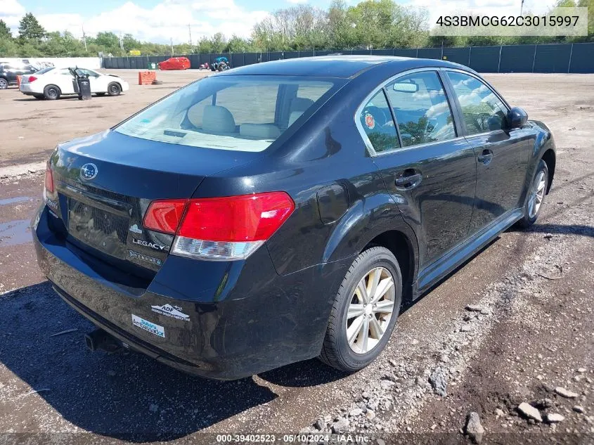 4S3BMCG62C3015997 2012 Subaru Legacy 2.5I Premium