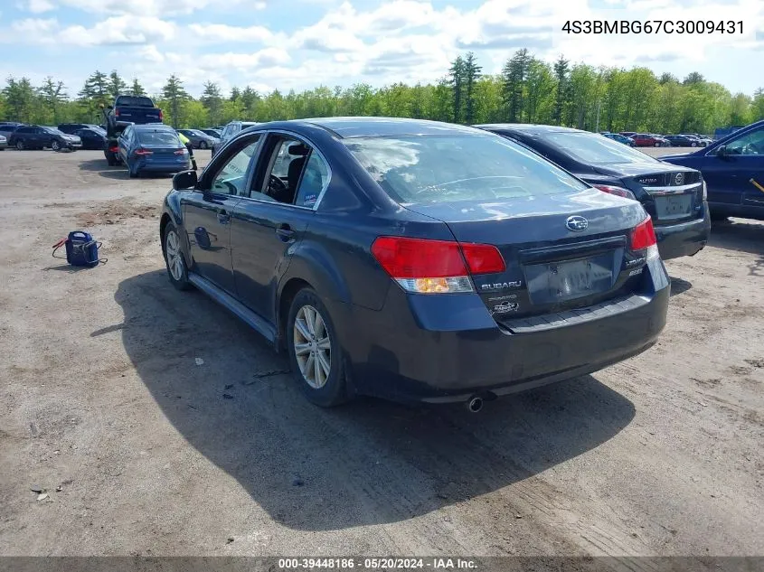 4S3BMBG67C3009431 2012 Subaru Legacy 2.5I Premium