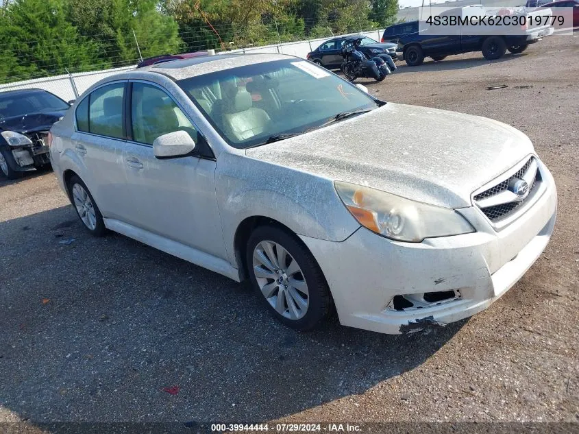 2012 Subaru Legacy 2.5I Limited VIN: 4S3BMCK62C3019779 Lot: 39944444