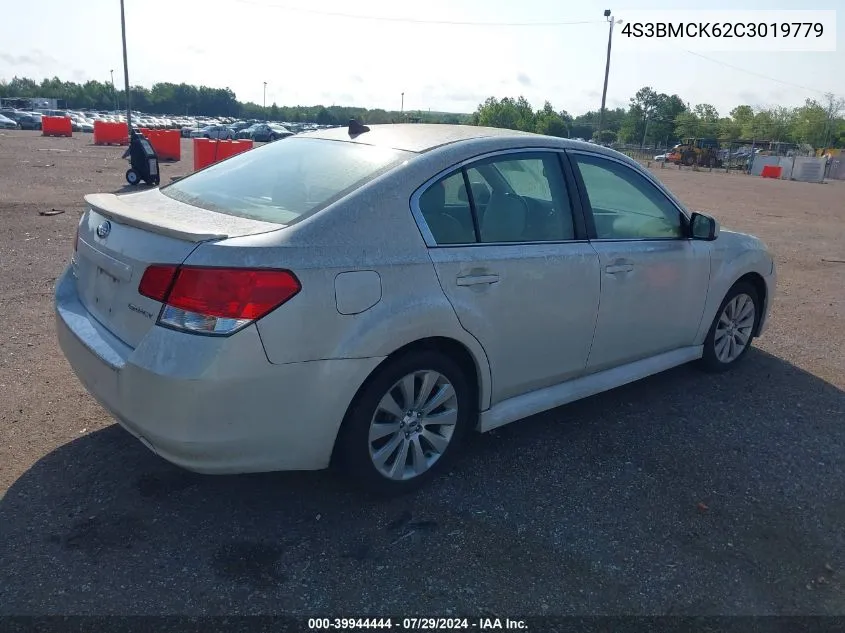 2012 Subaru Legacy 2.5I Limited VIN: 4S3BMCK62C3019779 Lot: 39944444