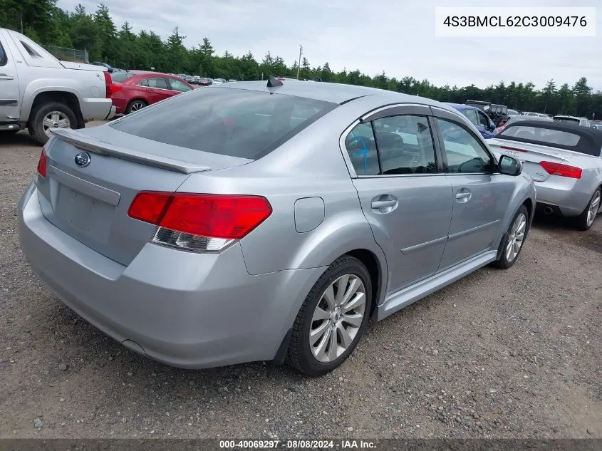 2012 Subaru Legacy 2.5I Limited VIN: 4S3BMCL62C3009476 Lot: 40069297