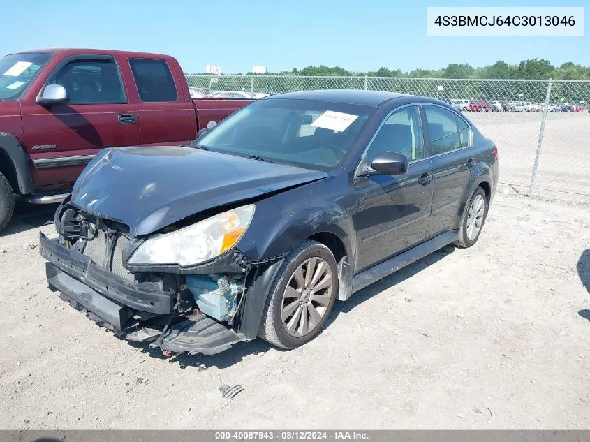 2012 Subaru Legacy 2.5I Limited VIN: 4S3BMCJ64C3013046 Lot: 40087943