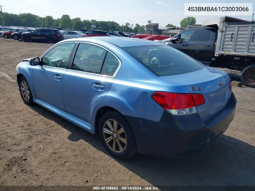 4S3BMBA61C3003066 2012 Subaru Legacy 2.5I