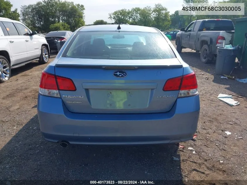 4S3BMCF68C3030005 2012 Subaru Legacy 2.5I Premium