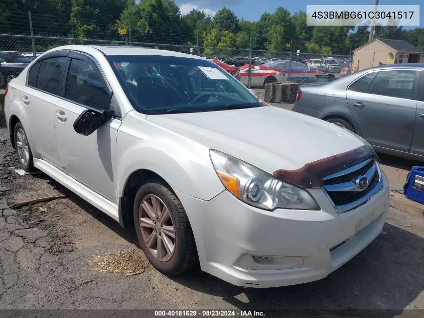 2012 Subaru Legacy 2.5I Premium VIN: 4S3BMBG61C3041517 Lot: 40181629