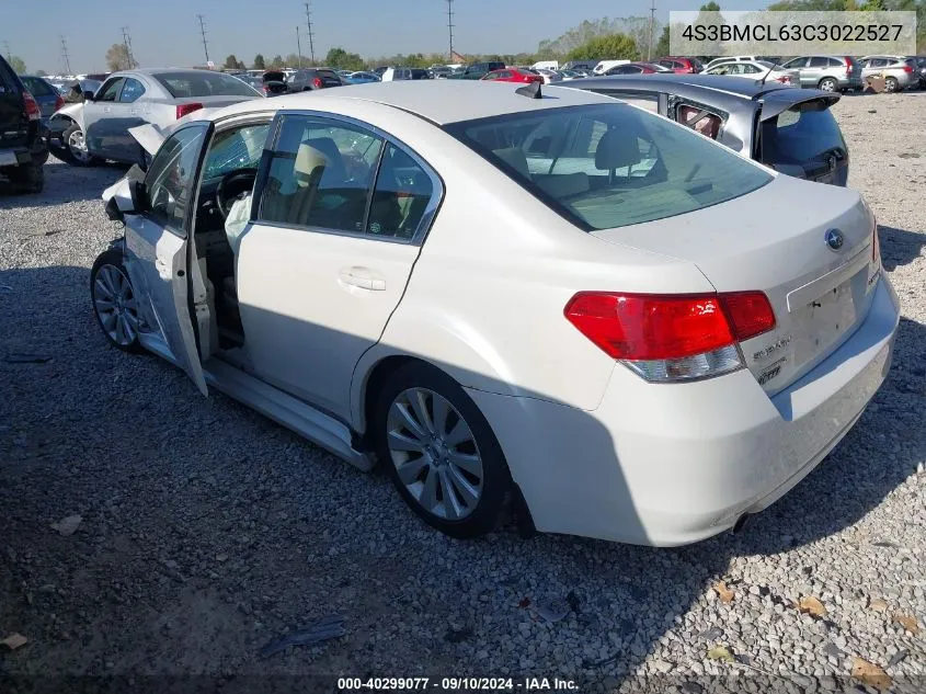 2012 Subaru Legacy 2.5I Limited VIN: 4S3BMCL63C3022527 Lot: 40299077