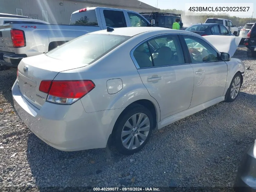 2012 Subaru Legacy 2.5I Limited VIN: 4S3BMCL63C3022527 Lot: 40299077