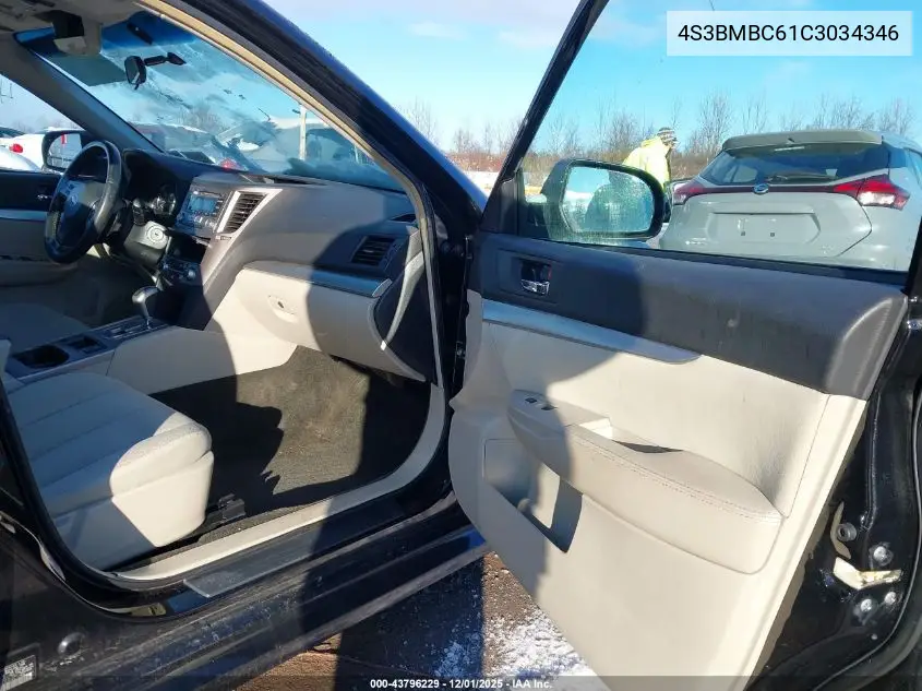 4S3BMBC61C3034346 2012 Subaru Legacy 2.5I Premium