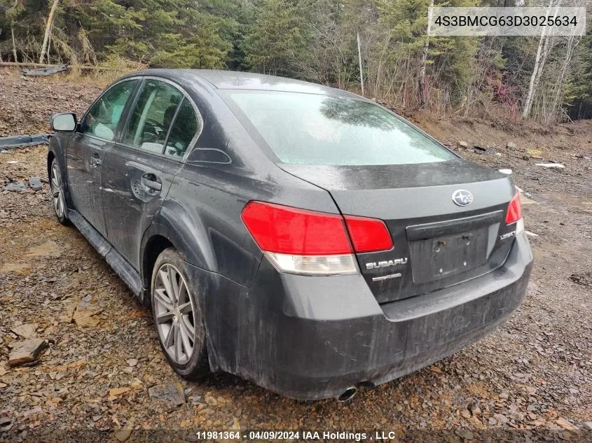 2013 Subaru Legacy 2.5 I Sport VIN: 4S3BMCG63D3025634 Lot: 11981364