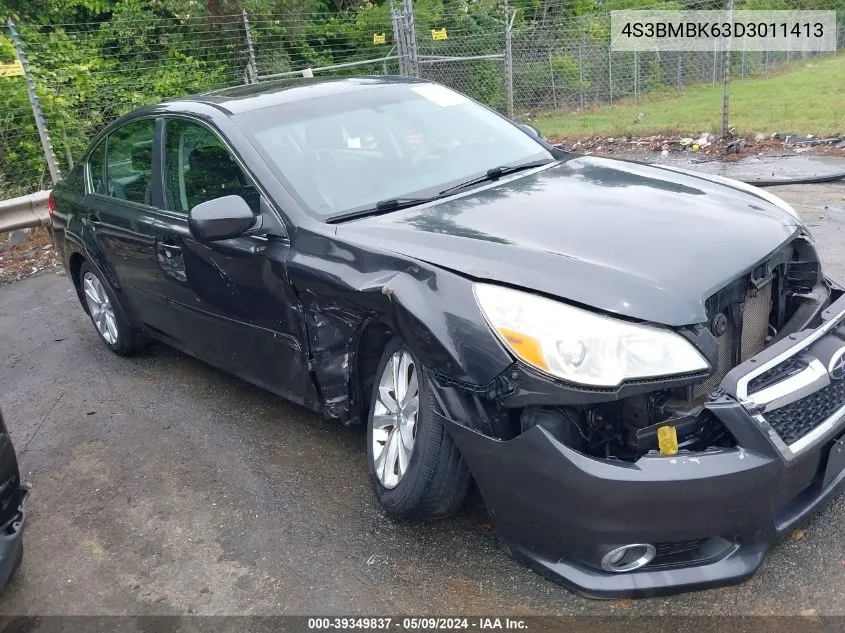 4S3BMBK63D3011413 2013 Subaru Legacy 2.5I Limited