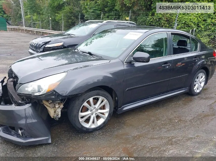 4S3BMBK63D3011413 2013 Subaru Legacy 2.5I Limited