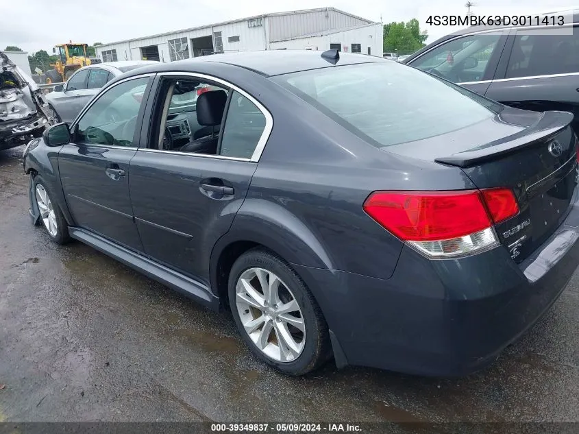 2013 Subaru Legacy 2.5I Limited VIN: 4S3BMBK63D3011413 Lot: 39349837