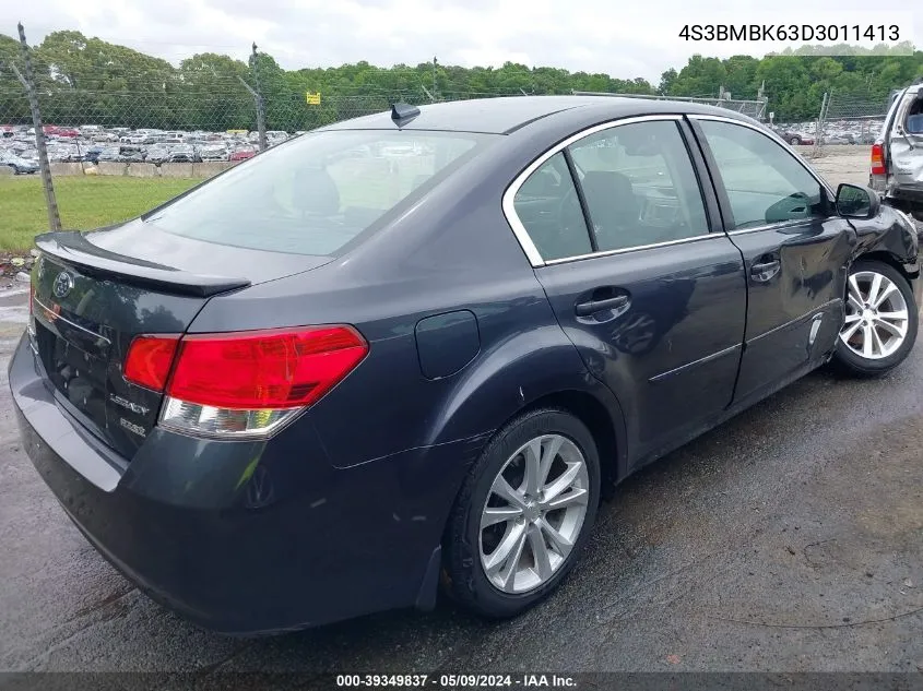 2013 Subaru Legacy 2.5I Limited VIN: 4S3BMBK63D3011413 Lot: 39349837