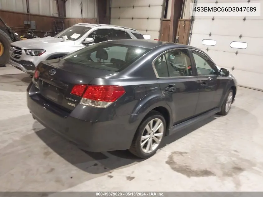 2013 Subaru Legacy 2.5I Premium VIN: 4S3BMBC66D3047689 Lot: 39379028