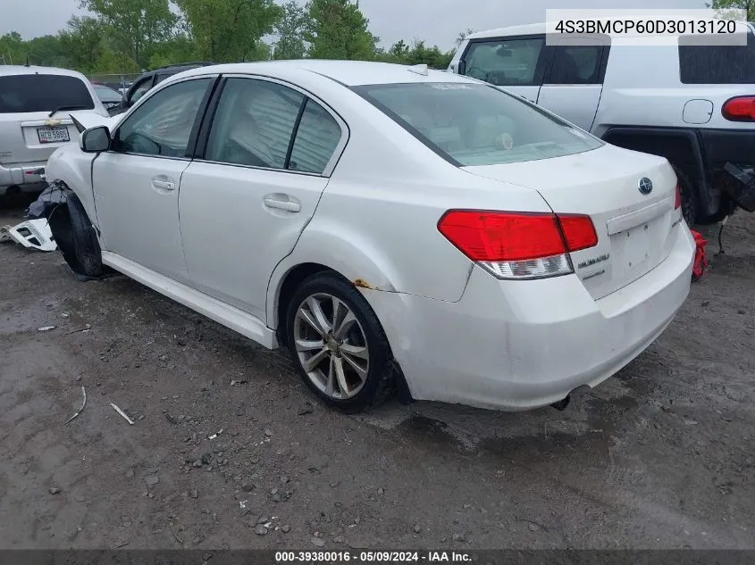 2013 Subaru Legacy 2.5I Limited VIN: 4S3BMCP60D3013120 Lot: 39380016