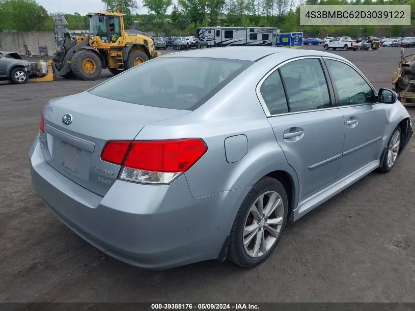 2013 Subaru Legacy 2.5I Premium VIN: 4S3BMBC62D3039122 Lot: 39388176