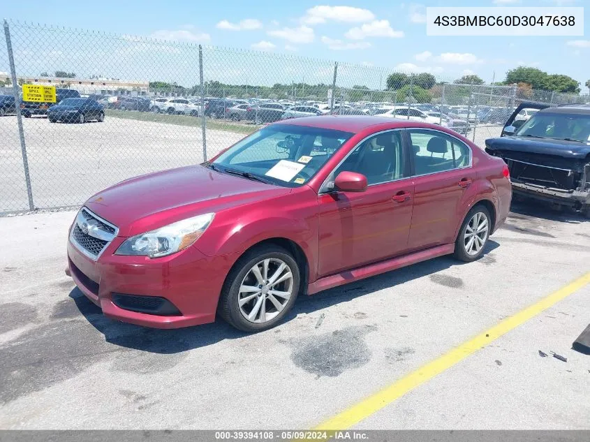 2013 Subaru Legacy 2.5I Premium VIN: 4S3BMBC60D3047638 Lot: 39394108