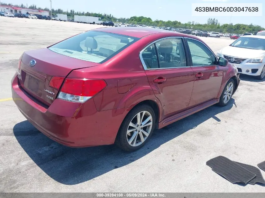 4S3BMBC60D3047638 2013 Subaru Legacy 2.5I Premium