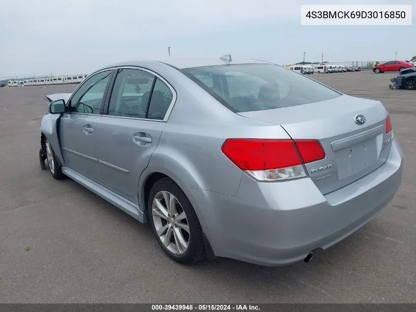 2013 Subaru Legacy 2.5I Limited VIN: 4S3BMCK69D3016850 Lot: 39439948