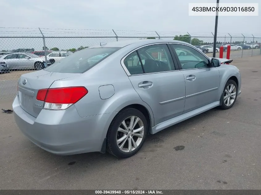 2013 Subaru Legacy 2.5I Limited VIN: 4S3BMCK69D3016850 Lot: 39439948