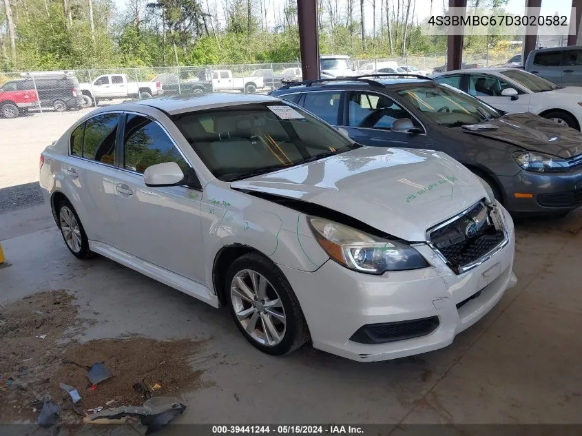 2013 Subaru Legacy 2.5I Premium VIN: 4S3BMBC67D3020582 Lot: 39441244