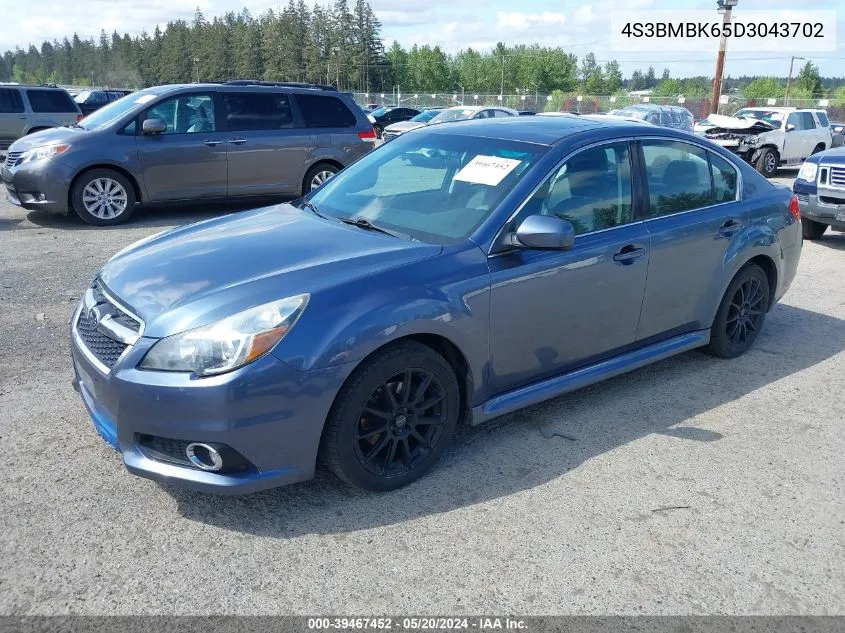 2013 Subaru Legacy 2.5I Limited VIN: 4S3BMBK65D3043702 Lot: 39467452