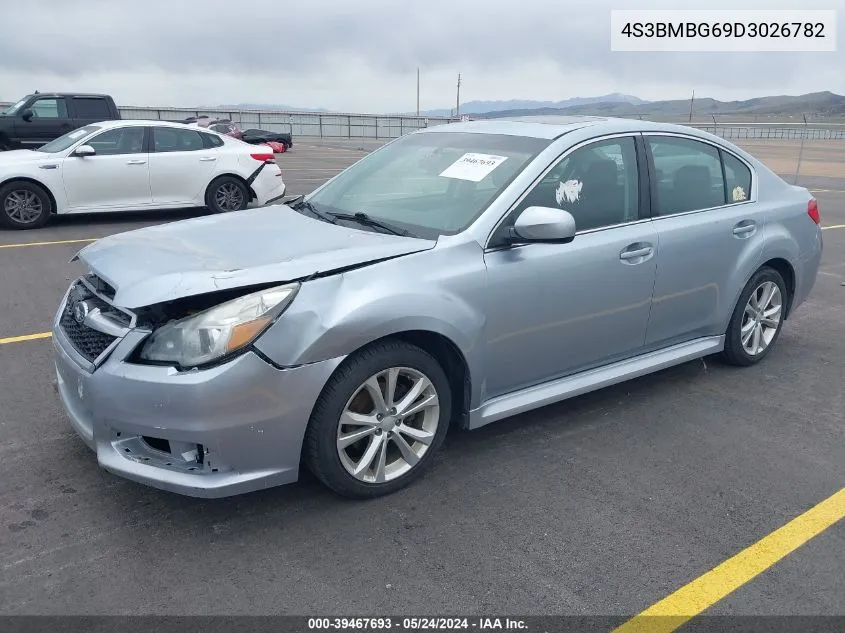 2013 Subaru Legacy 2.5I Premium VIN: 4S3BMBG69D3026782 Lot: 39467693