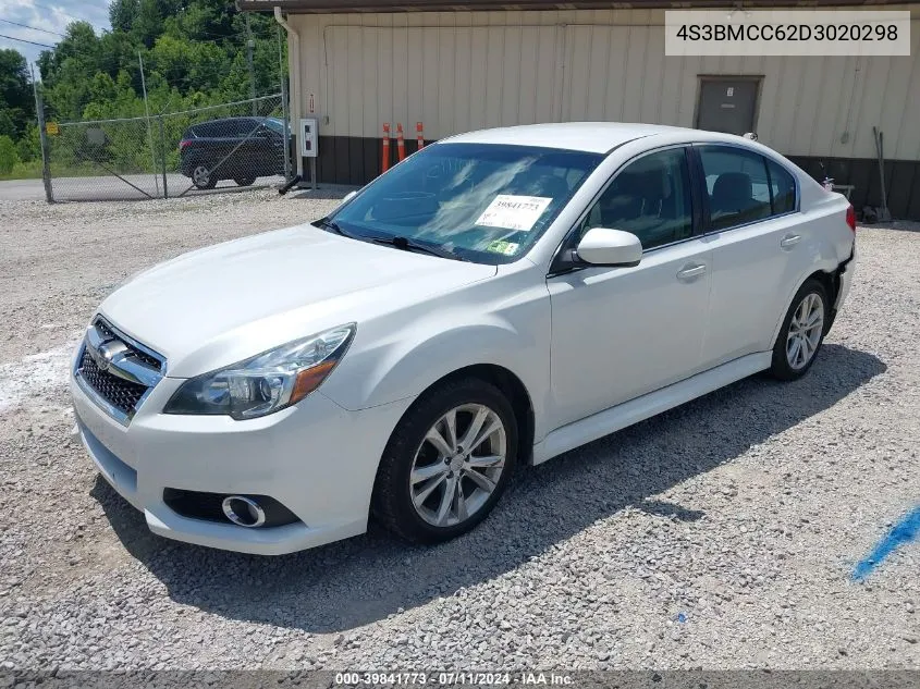 2013 Subaru Legacy 2.5I Premium VIN: 4S3BMCC62D3020298 Lot: 39841773