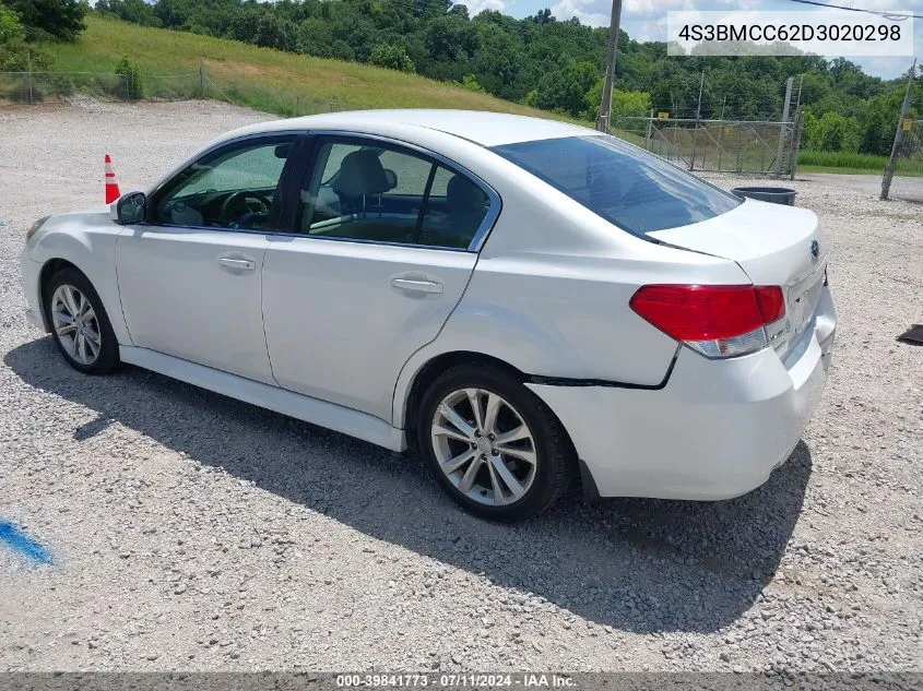 2013 Subaru Legacy 2.5I Premium VIN: 4S3BMCC62D3020298 Lot: 39841773