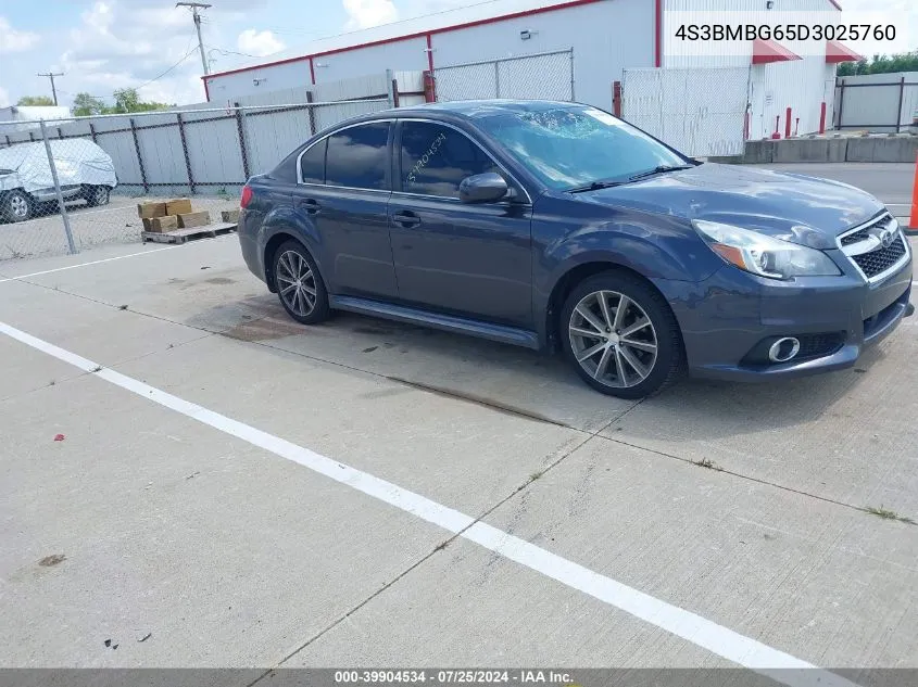 2013 Subaru Legacy 2.5 I Sport VIN: 4S3BMBG65D3025760 Lot: 39904534