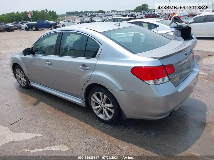 2013 Subaru Legacy 2.5I Limited VIN: 4S3BMBJ69D3013846 Lot: 39928617